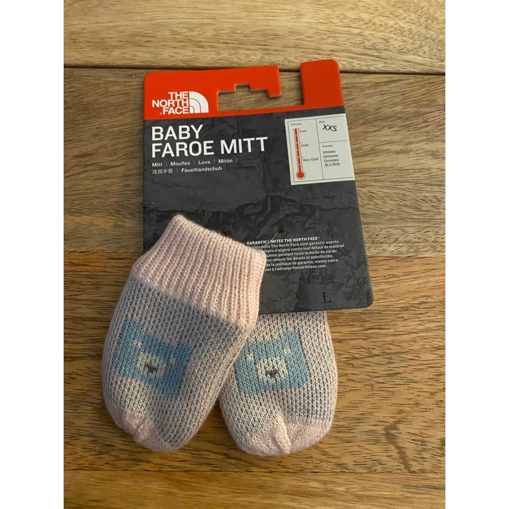 North Face Baby Faroe Mitt Pink XXS